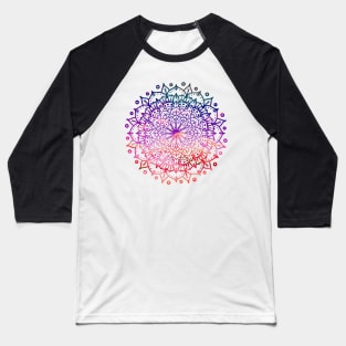 INTENSE SUNSET MANDALA Baseball T-Shirt